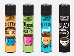 CLIPPER FEUERZEUG MOTIV - COFFEE 3 - 48 Feuerzeuge 4268