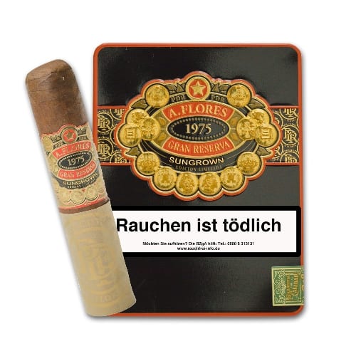 A. FLORES 1975 Grand Reserva Sun Grown Half Corona 5 Zigarren 37548