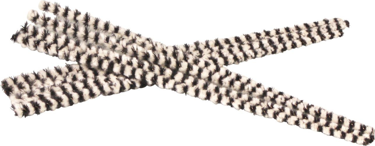 Pfeifenreiniger "JEAN CLAUDE" Bürste schw./weiß konisch 17cm SW10002