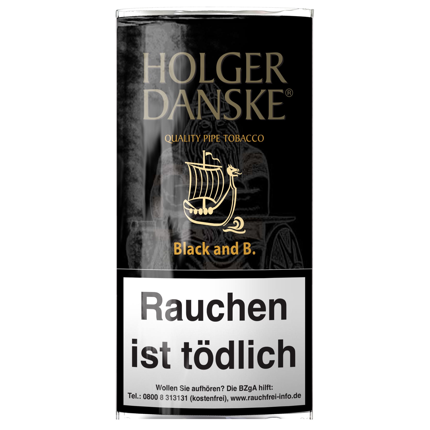 Pfeifentabak Holger Danske Black and Bourbon 40 Gramm 2532