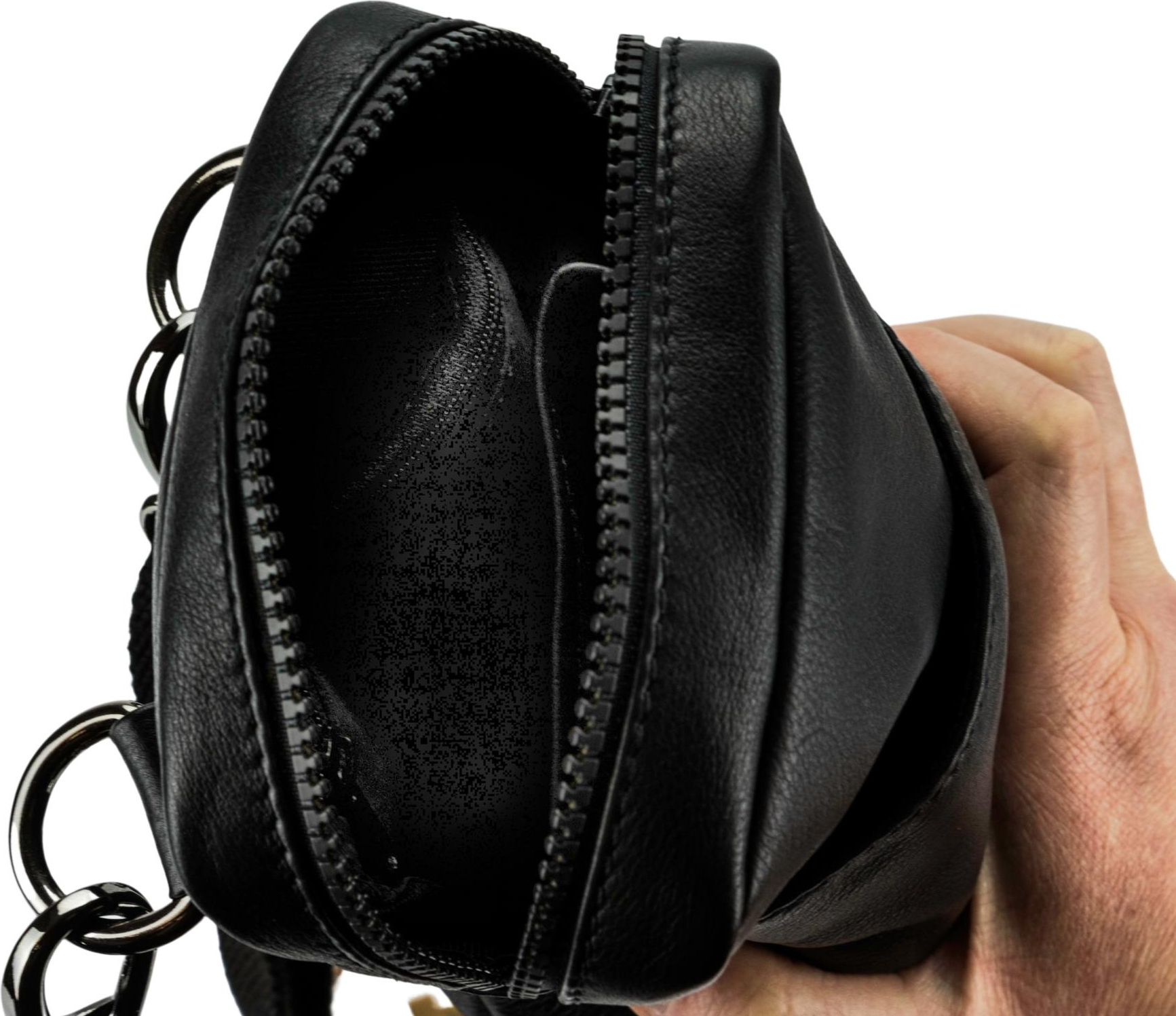 PASSATORE Pfeifen-/Multifunktionstasche Leder schwarz 3er 633801