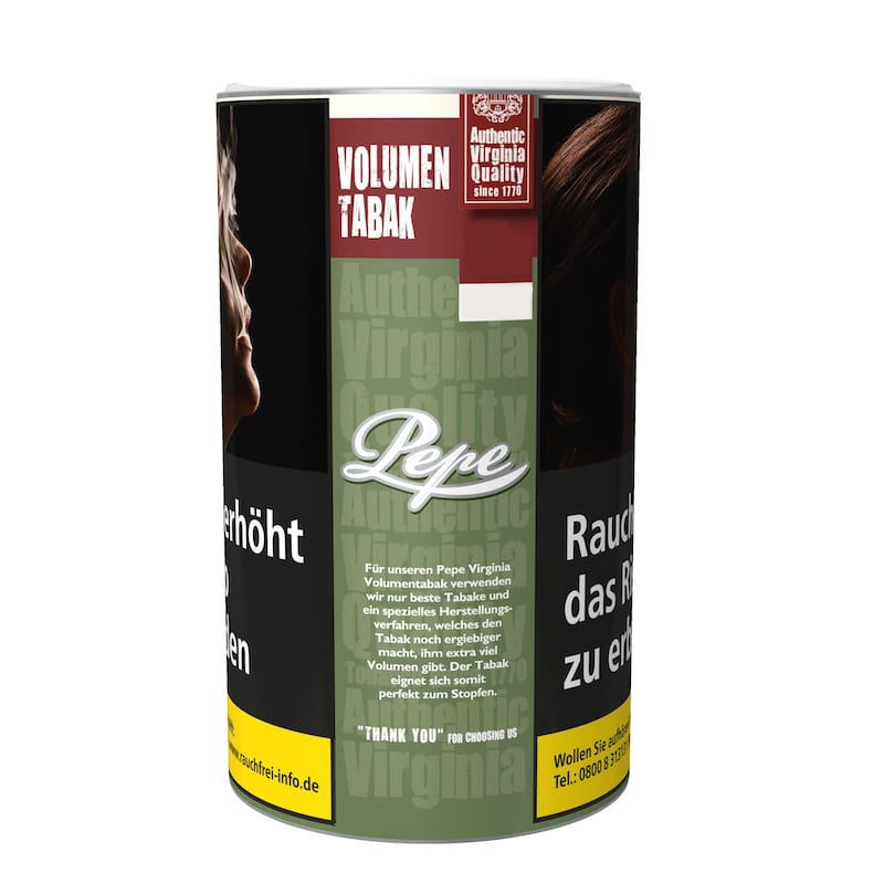 DOSE PEPE Zigarettentabak Rich Green Volumen 83 Gramm SW11903