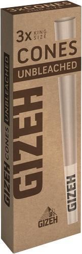 Einzeln GIZEH UNBLEACHED CONES + TIP (3er) SW16759