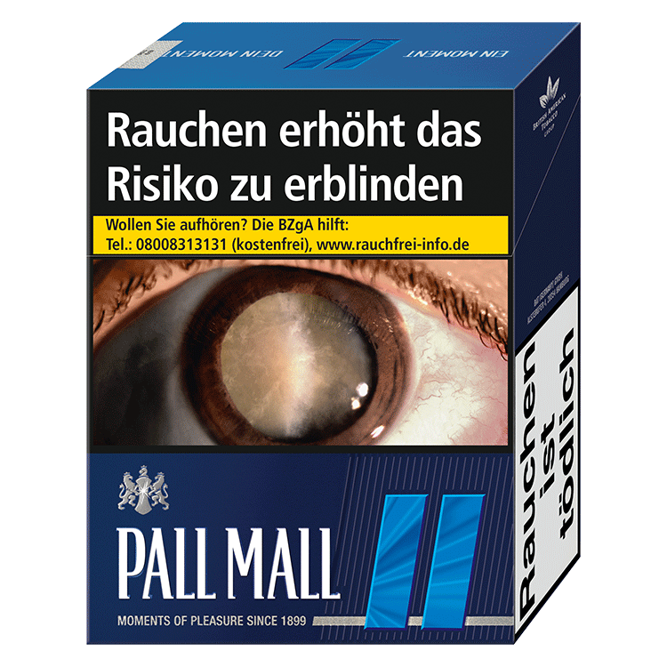 Pall Mall Zigaretten Blue Giga (8x27) SW12634
