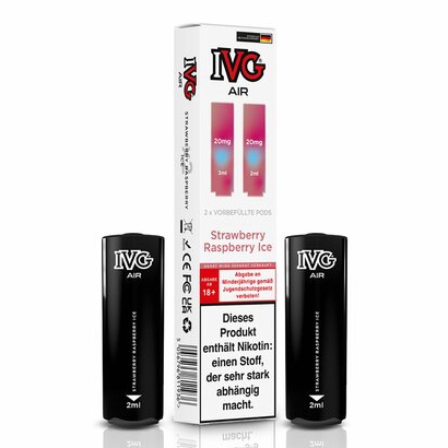 E-Liquidpod IVG Air Strawberry Raspberry Ice 20mg 2 Pods 81756