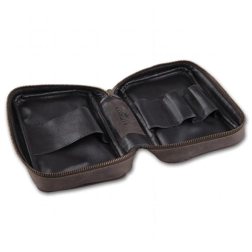 Pfeifentasche 3er Leder RATTRAY´S Peat braun Nr.2 Vortasche 46762