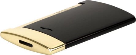 DUPONT SLIM 7 schwarz Lack/gold 027708 Jet 261258