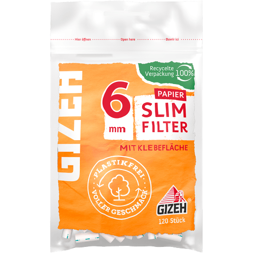 GIZEH PAPIER SLIM FILTER 1 Beutel à 120 Filter SW14879