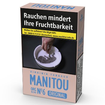 Manitou Zigaretten Org Blend No.6 ohne Zusätze (10x20)