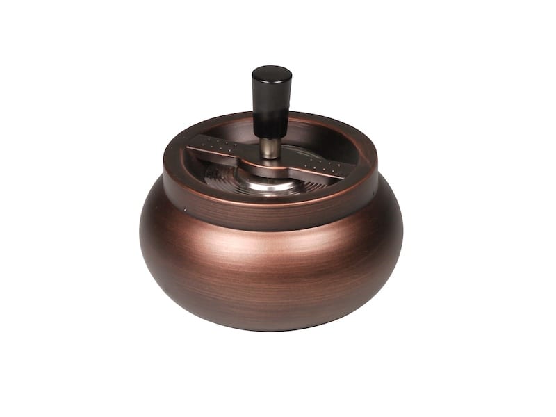 Drehascher bauchig kupfer matt 13cm 502576