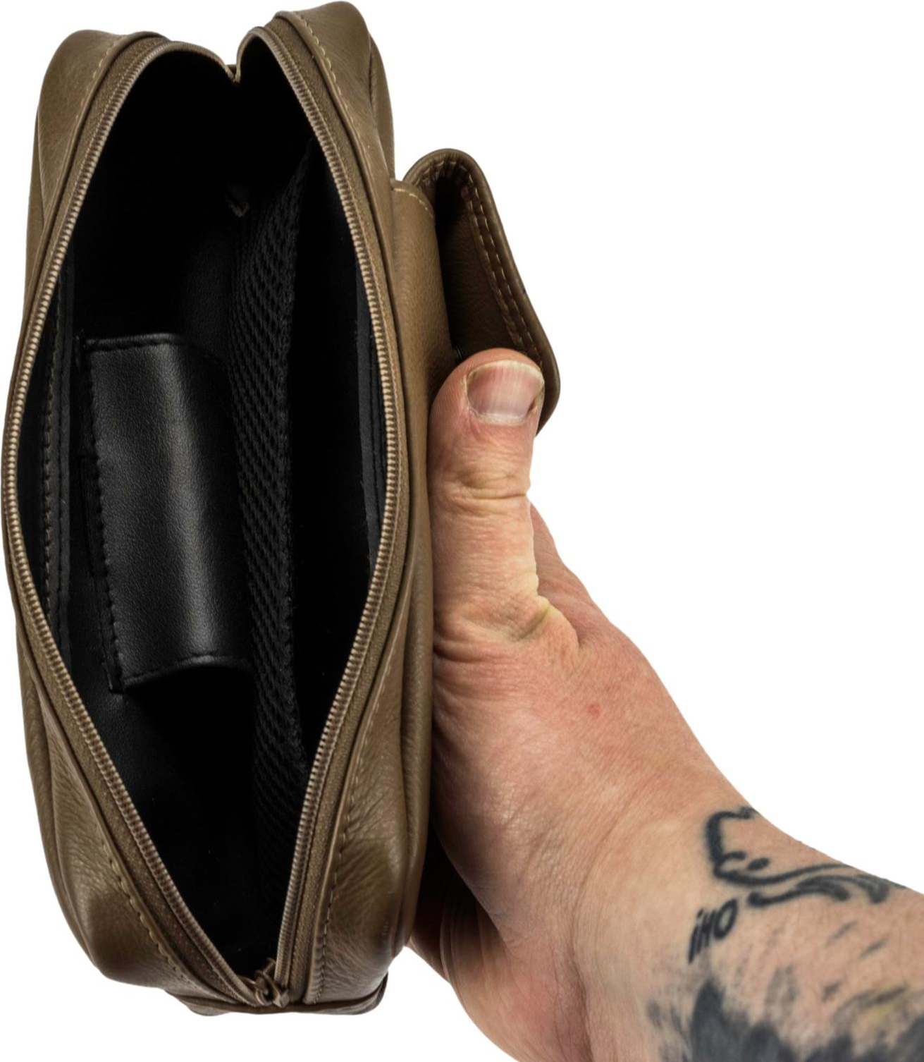 Pfeifentasche Leder braun 20cm / 1er 630283