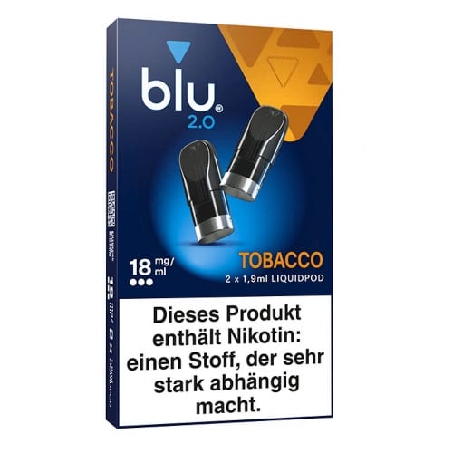 E-Liquidpod BLU 2.0 Tobacco 18 mg 2 Pods E-Liquidpod BLU 2.0 Tobacco 18 mg 2 Pods