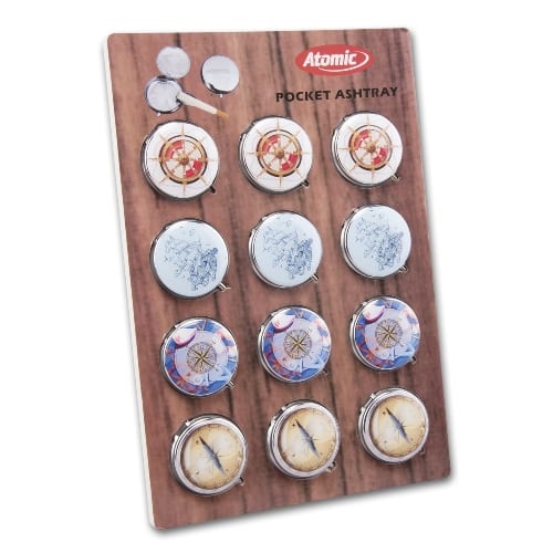 ATOMIC Taschenascher Metall Maritim SW31761