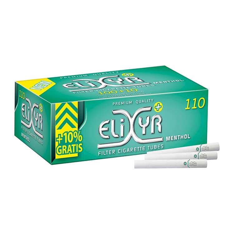 2.200 Stück Energy King Size Menthol Zigarettenhülsen SW11155