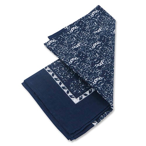 Schnupftuch türkisch aus Baumwolle in blau weiss gemustert 22017