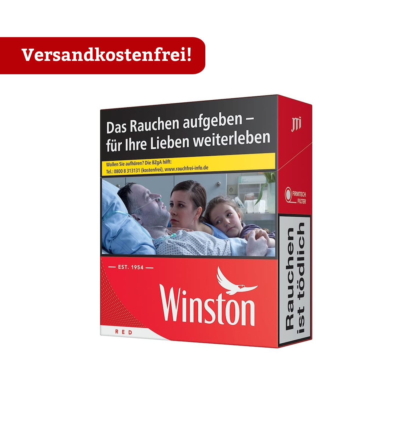 WINSTON Zigaretten Red XXL (8x27) SW92044