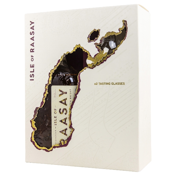 ISLE OF RAASAY Batch R-02.1 46,4% Vol. Geschenkset mit 2 Gläsern 30755