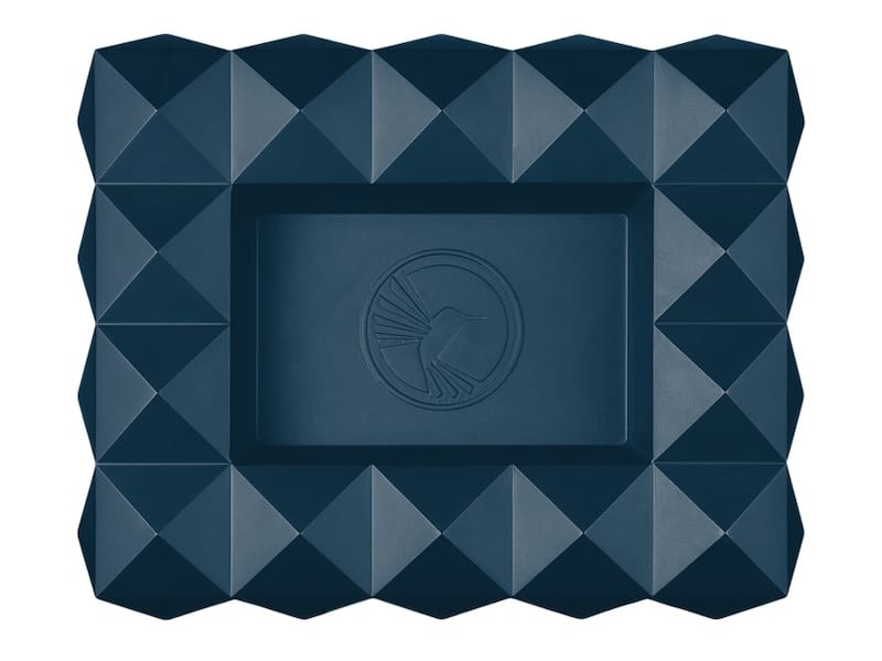 COLIBRI Zigarrenascher Metall "Quasar" blau  6 Ablagen 524755