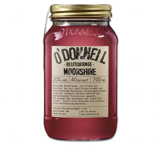 Likoer O'DONNELL MOONSHINE Blutorange 20% Vol. 35266
