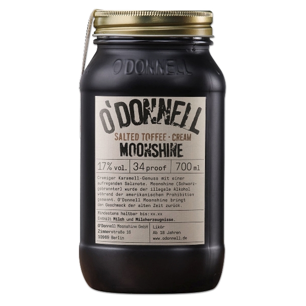 Likör O'DONNELL MOONSHINE Salted Toffee Cream 17 % Vol. SW81860