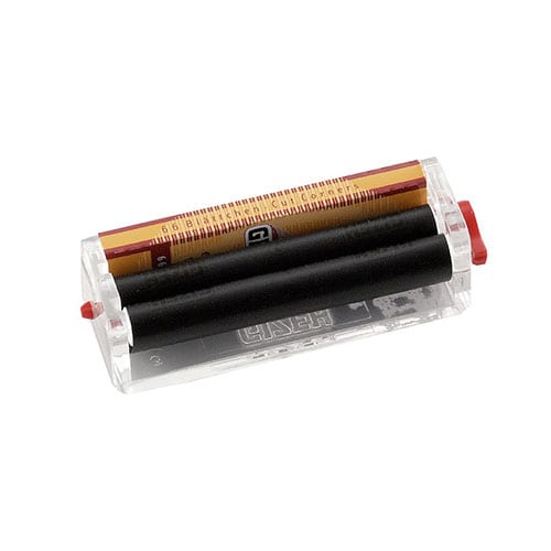 ZIgarettenroller Gizeh Duo aus Kunststoff in schwarz durchsichtig SW12376