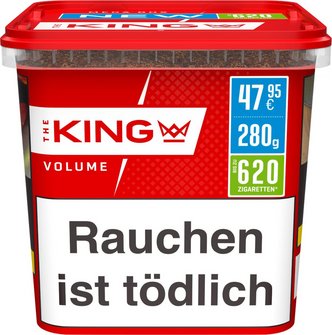 KING Red Volumentabak 280g Box für bis zu 620 Zigaretten SW16997