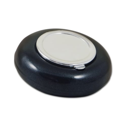 Taschenaschenbecher aus Metall in schwarz silber 63604