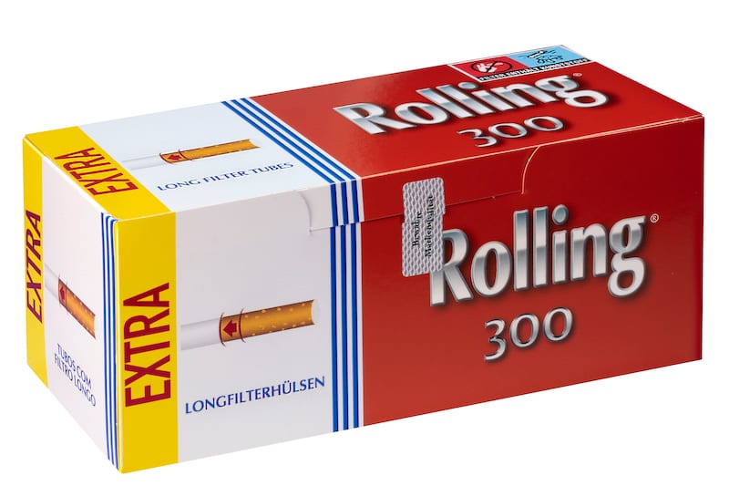 300 Rolling Extra Zigarettenhülsen Filterhülsen 300 Stück SW15040