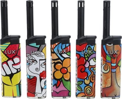 LUX Mini-Anzuender "Modern Art" sortiert 13cm 285554