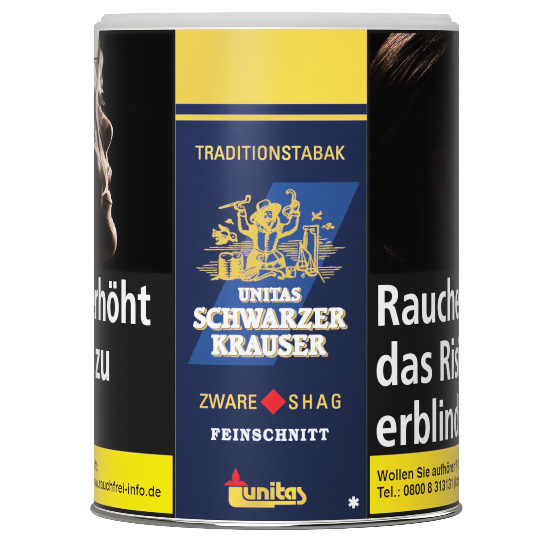Zigarettentabak Unitas Schwarzer Krauser 75 Gramm SW11966