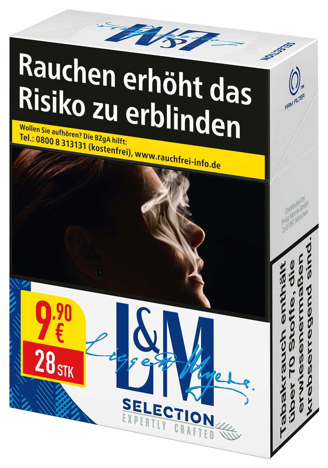 L&M Zigaretten Selection Blue 9,90 €
