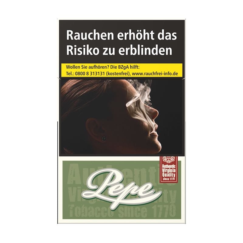 Pepe Zigaretten  Rich Green ohne Zusätze (10x20) SW78202