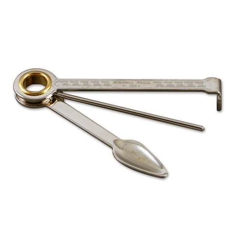 Pfeifenbesteck 3-teilig aus Nickel in silber verziert 2004