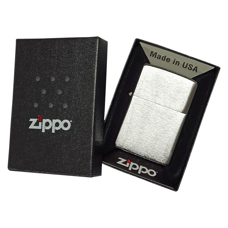 ZIPPO Sturmfeuerzeug silber SW1444444