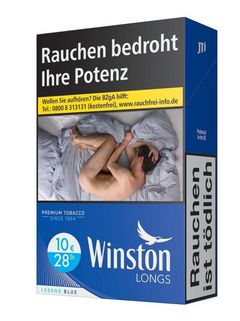 WINSTON Zigaretten Blue Long XXL (8x28)
