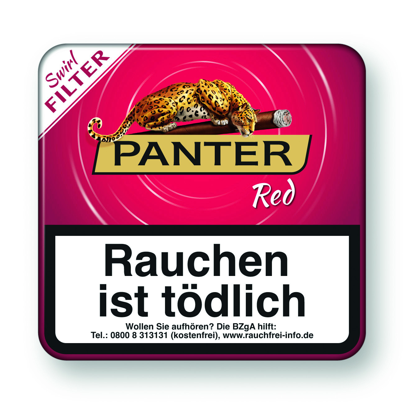 PANTER Swirl Red Filter 20 Zigarillos