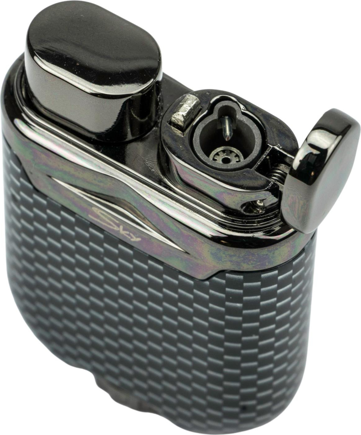 SKY Jet-Feuerzeug "Maine" Carbondesign/gun poliert 238032