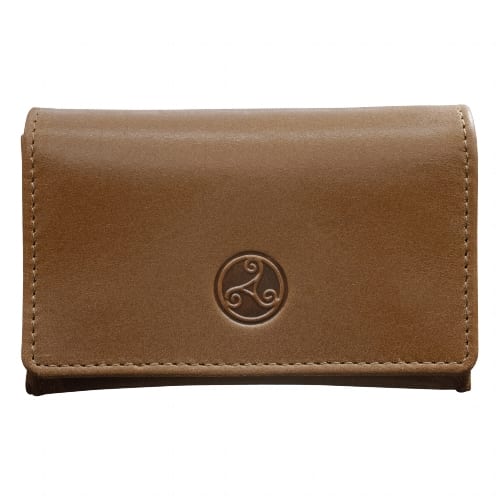Tabak-Stellbeutel Leder RATTRAYS Whisky braungold klein 17285