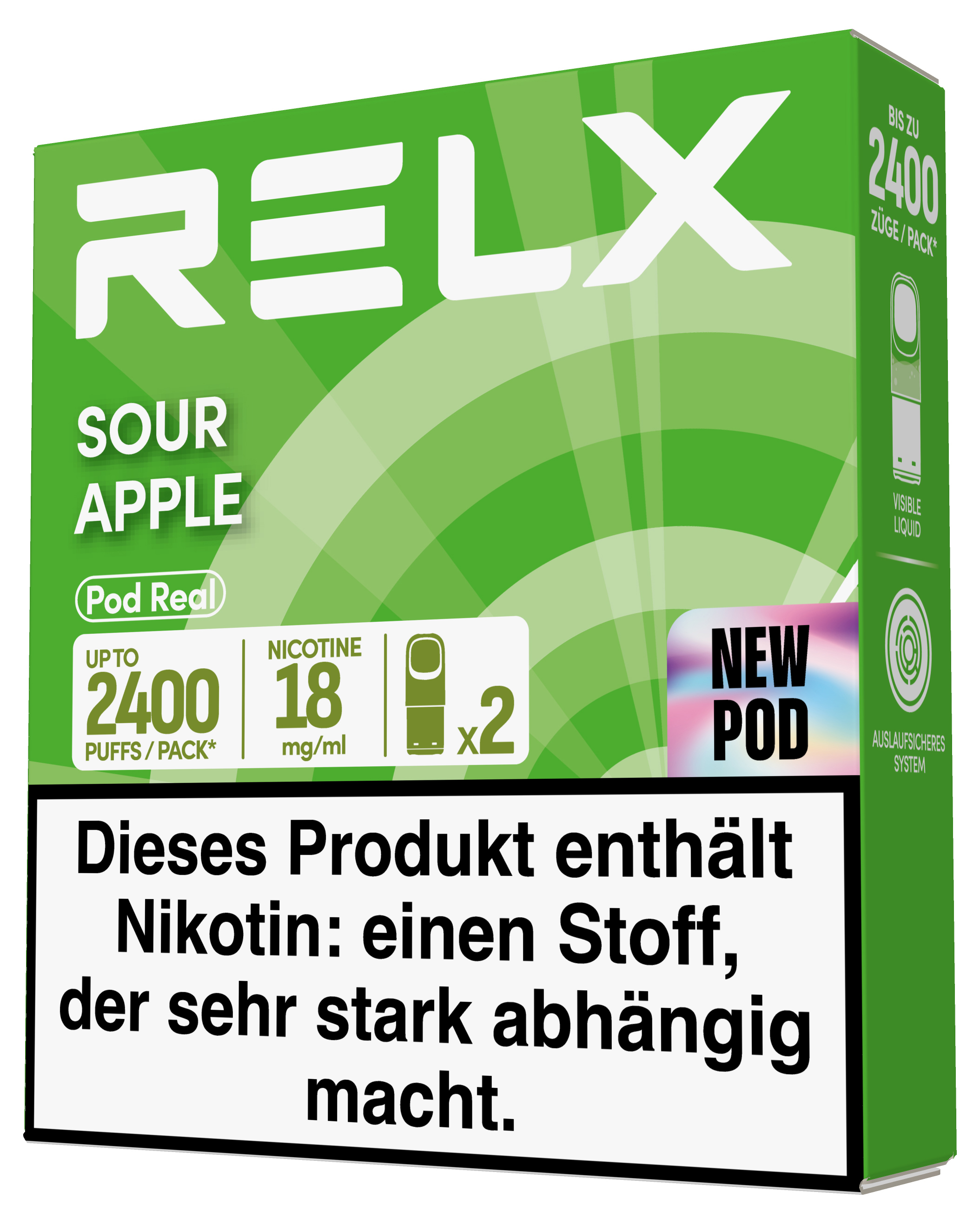 RELX Pod Real Sour Apple 18 mg/ml