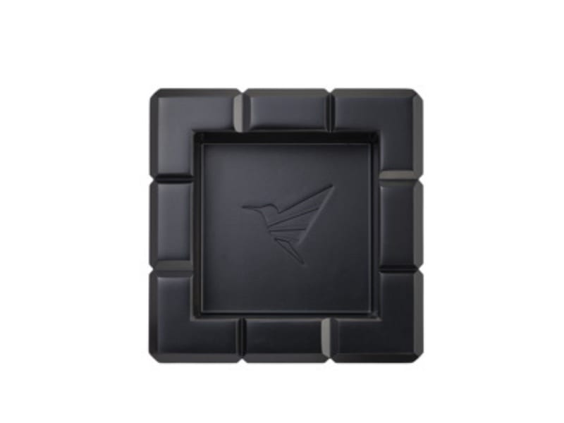 COLIBRI Zigarrenascher Met."Heritage Cube"schwarz 4 Ablagen 524761