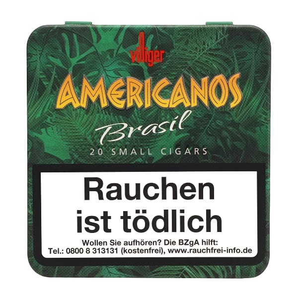 VILLIGER Americanos Brasil 20 Zigarillos 81657