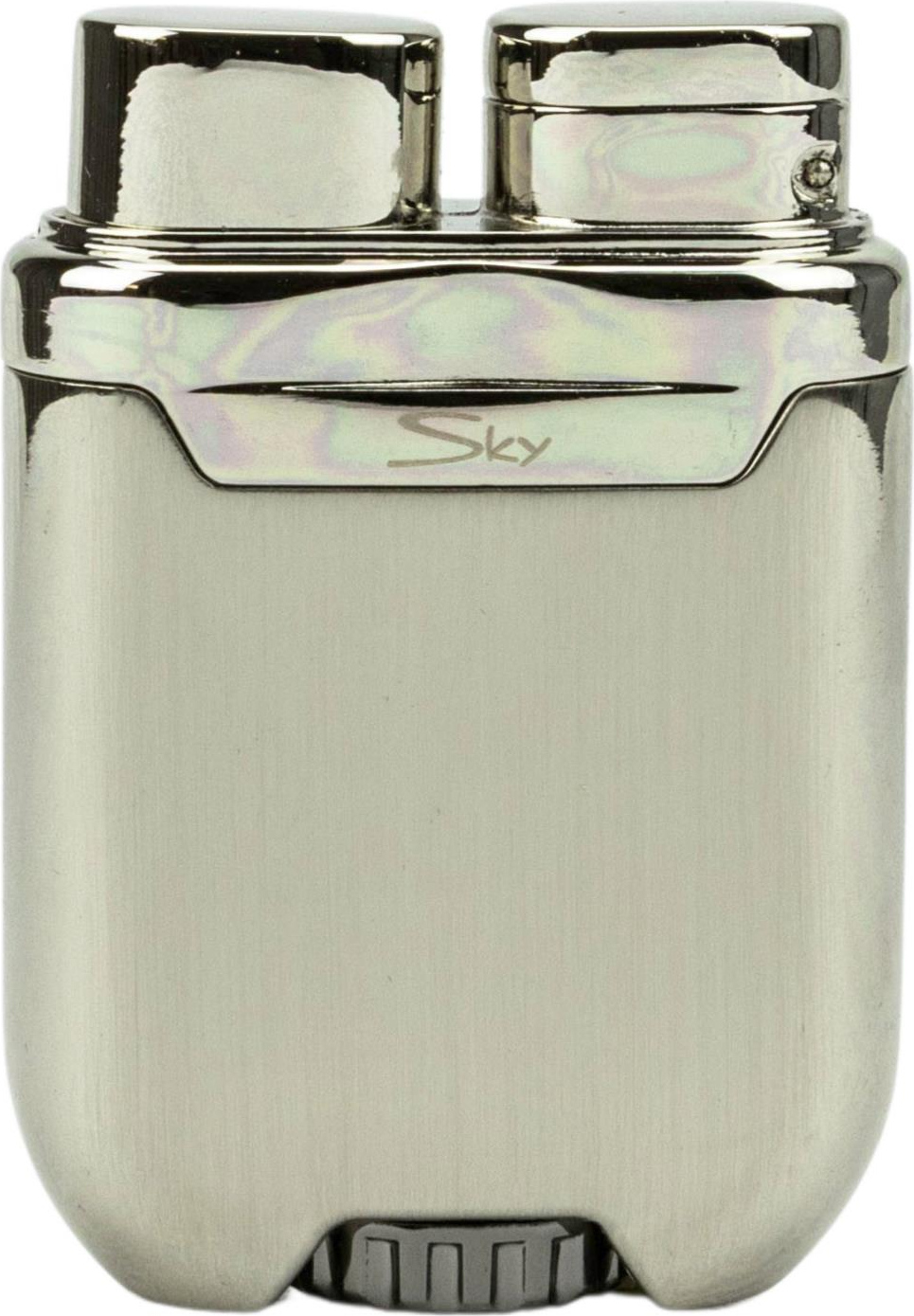 SKY Jet-Feuerzeug "Maine" chrom satin/chrom poliert 238031