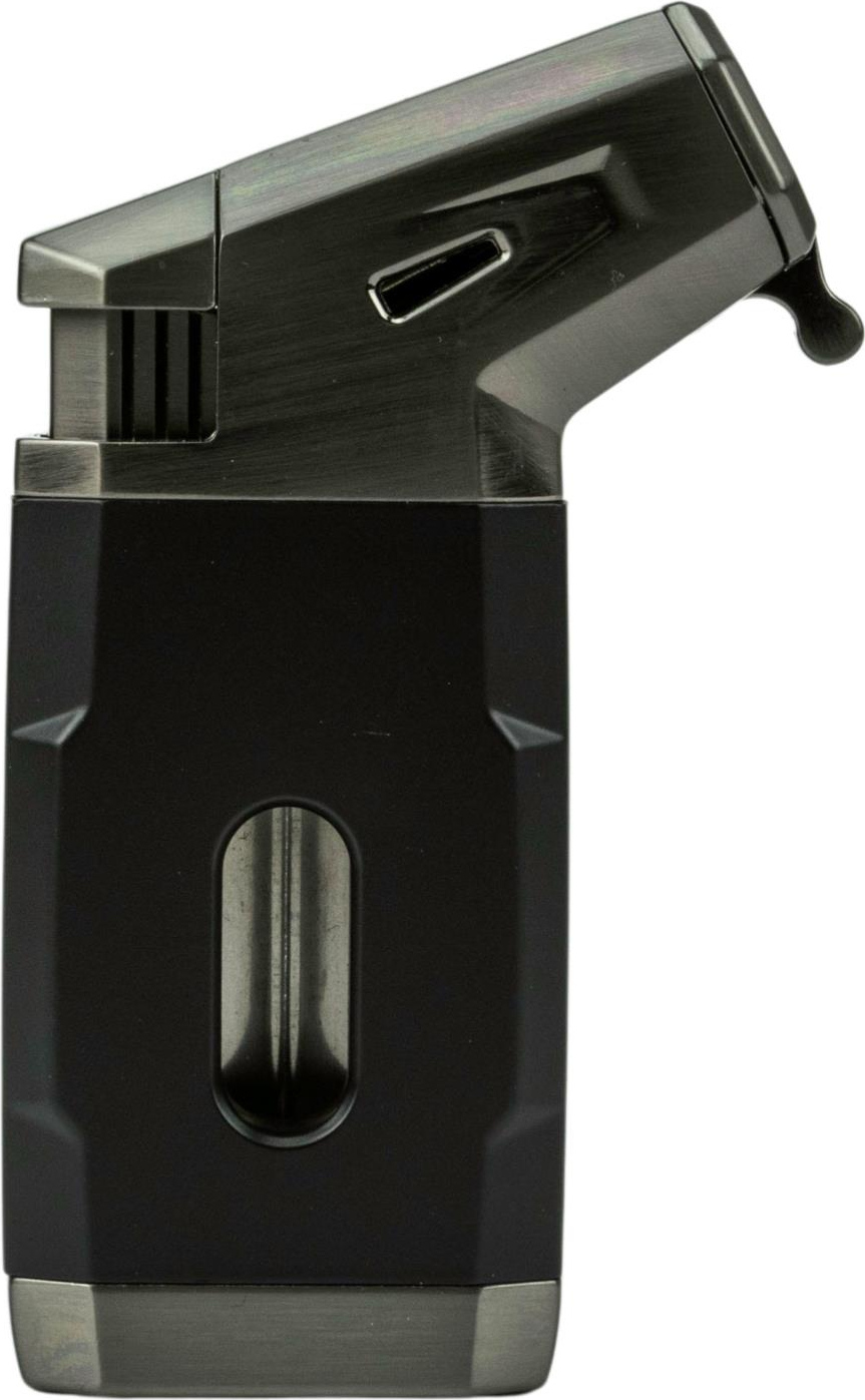 PASSATORE Jet Zigarrenfeuerzeug "Viking" dark gun/schwarz 234595