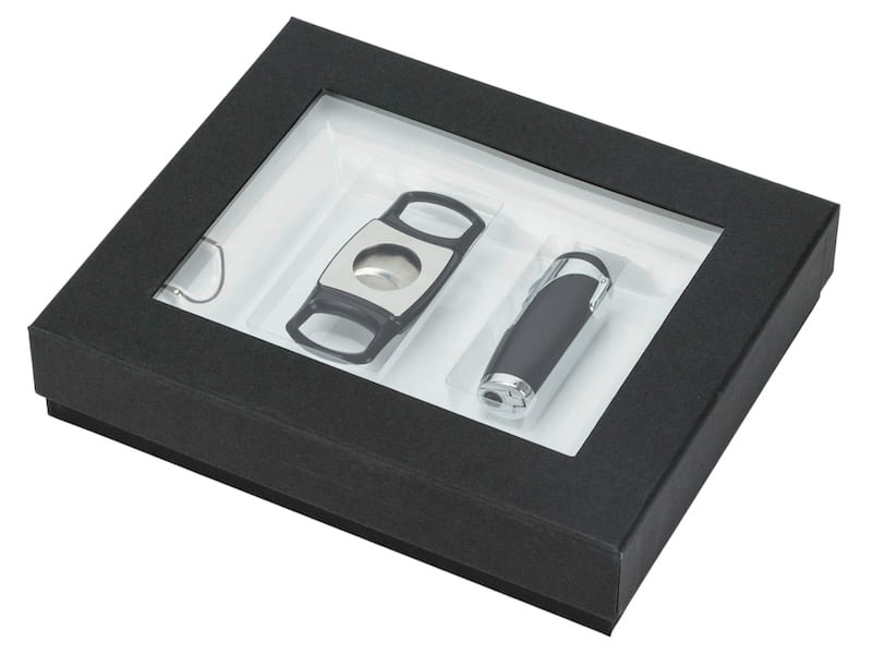 Zigarren Set "Classico" bestehend aus: Zigarrenascher weiß 513902