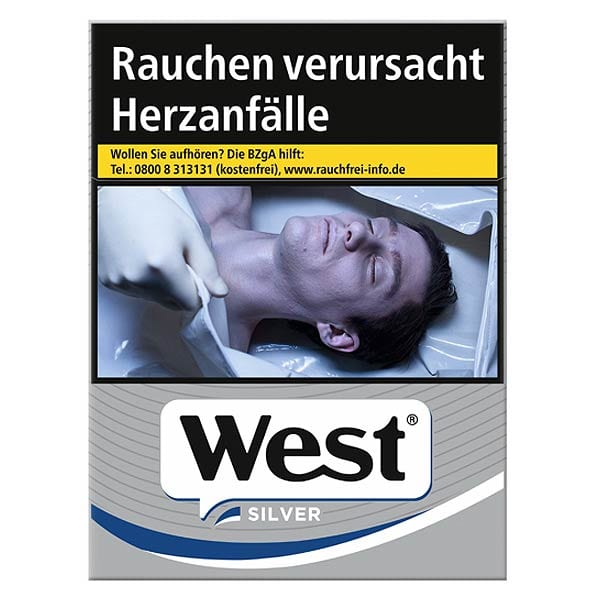 WEST Zigaretten Silver (10x20) SW13282