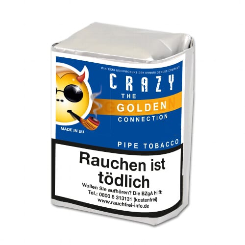 Pfeifentabak Crazy The Golden Connection 125 Gramm 3832