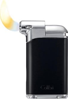 COLIBRI Pfeifenfeuerzeug "Pacific II"  schwarz/gun Pz 294587