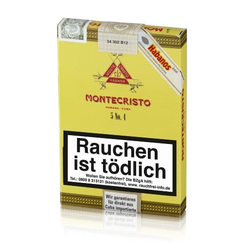 Montecristo No.4 Mareva 5 Zigarren 35821