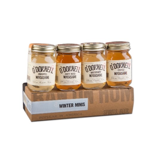 Likoer O'DONNELL MOONSHINE Mini Set Nuss/Toffee/Macadam/Bratapf. 4x50ml 34556