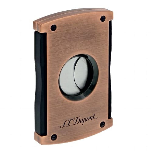 Cigarrenabschneider DUPONT kupfer gebürstet schwarz 36490